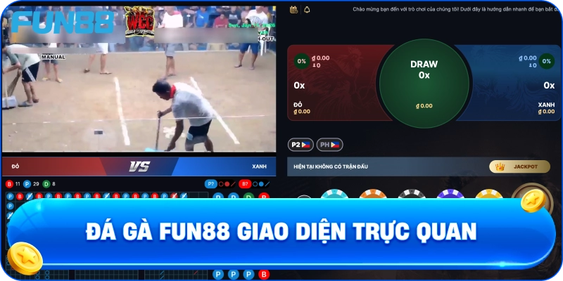 Đá Gà Fun88 Giao Diện Trực Quan
